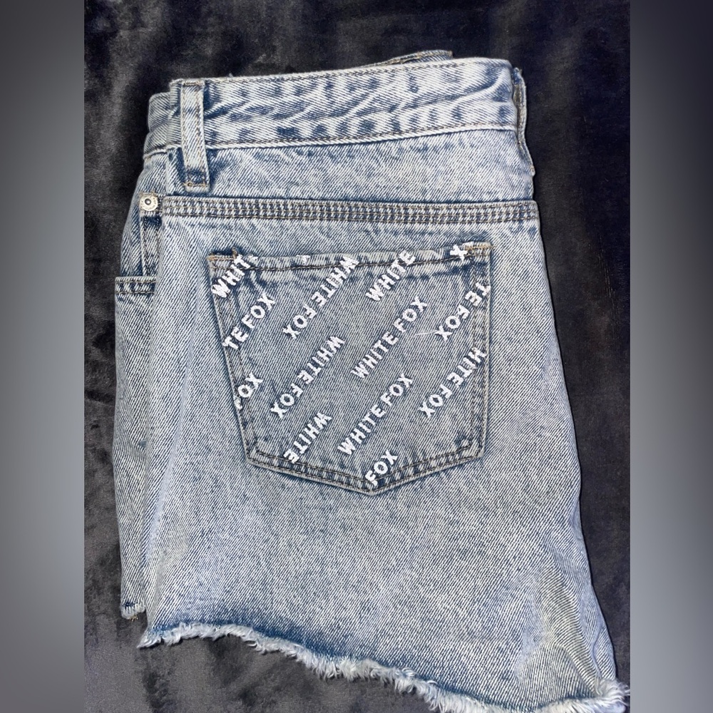Whitefox distressed denim shorts